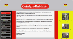 Desktop Screenshot of ostalgie-kabinett.de